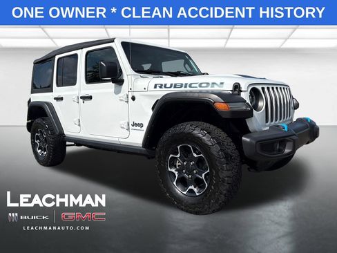 Used 2023 Jeep Wrangler Unlimited Rubicon 4xe w/ Safety Group AWD/4WD image 1