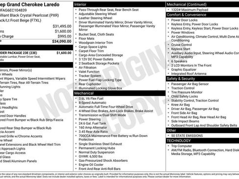 Used 2014 Jeep Grand Cherokee Laredo w/ Quick Order Package 23E AWD/4WD image 26