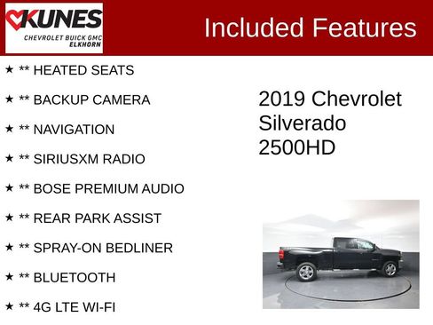 Used 2019 Chevrolet Silverado 2500 LT w/ All Star Edition AWD/4WD image 2