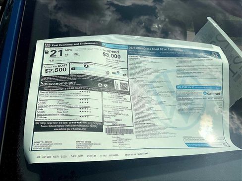 New 2025 Volkswagen Atlas Cross Sport SE image 18