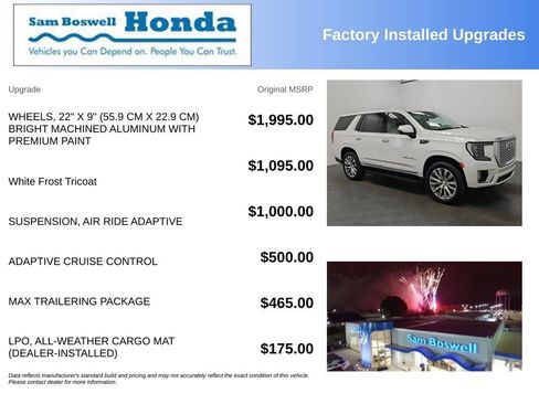 Used 2023 GMC Yukon Denali w/ Max Trailering Package RWD image 4