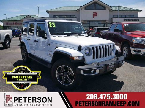 Used 2023 Jeep Wrangler Unlimited Sahara AWD/4WD image 1