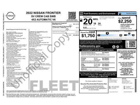 Used 2022 Nissan Frontier SV RWD image 46