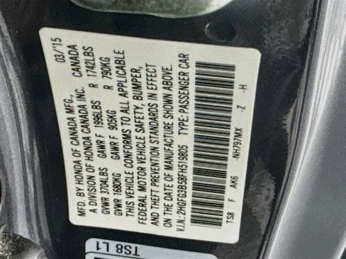 Used 2015 Honda Civic LX image 37
