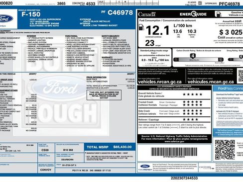Used 2023 Ford F150 Lariat w/ Equipment Group 502A High image 5