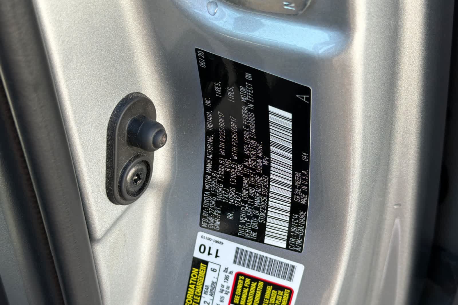 Used 2020 Toyota Sienna LE w/ LE Preferred Package FWD image 26