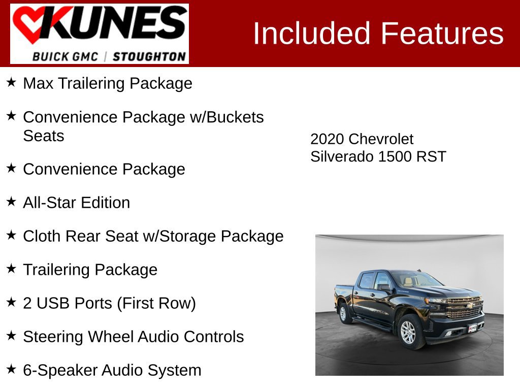 Used 2020 Chevrolet Silverado 1500 RST w/ All-Star Edition AWD/4WD image 3