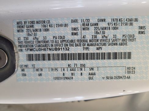 Used 2022 Ford Escape SEL image 33