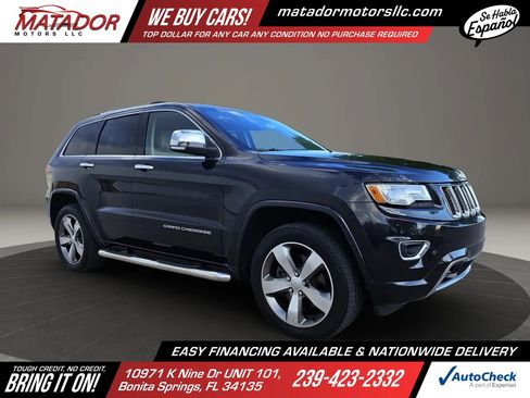 Used 2015 Jeep Grand Cherokee Overland AWD/4WD image 3