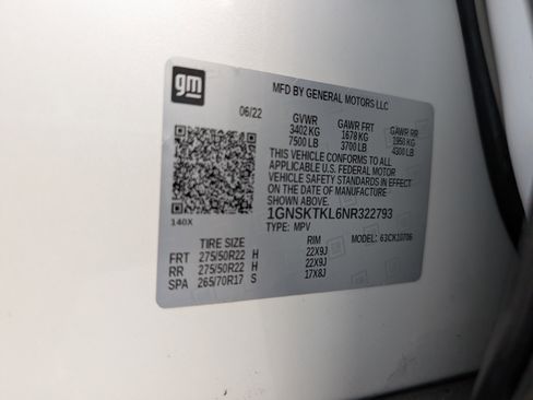 Used 2022 Chevrolet Tahoe High Country image 37