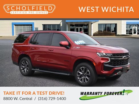 Used 2021 Chevrolet Tahoe Z71 w/ Rear Media and Nav Package AWD/4WD image 1