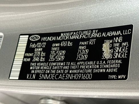 Certified 2022 Hyundai Tucson Limited AWD/4WD image 36