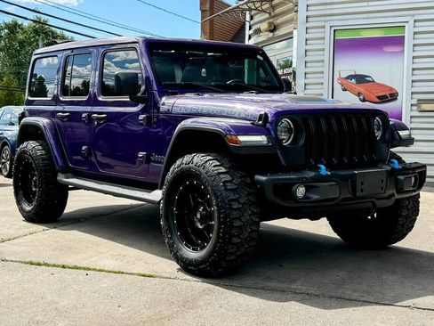 Used 2023 Jeep Wrangler Unlimited Rubicon 4xe w/ Steel Bumper Group AWD/4WD image 2