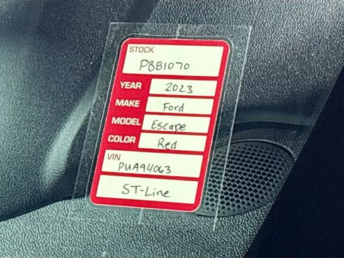 Used 2023 Ford Escape ST-Line w/ Tech Pack #1 image 26