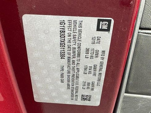 Used 2016 Chevrolet Corvette Stingray Convertible image 21