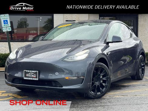 Used 2021 Tesla Model Y Long Range AWD/4WD image 1