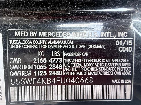 Used 2015 Mercedes-Benz C 300 4MATIC Sedan image 19