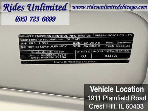 Used 2017 Nissan NV 1500 SV RWD image 33