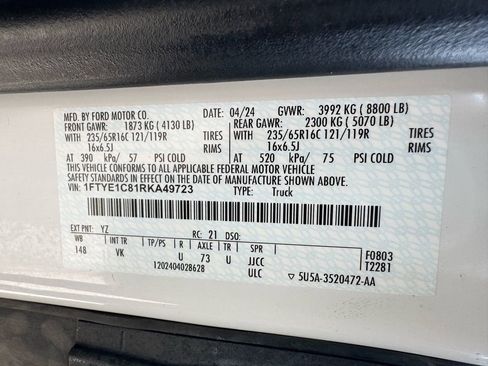 Used 2024 Ford Transit 150 Medium Roof image 46