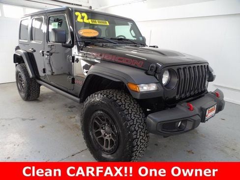 Certified 2022 Jeep Wrangler Unlimited Rubicon w/ Xtreme Recon 35" Tire Package image 1