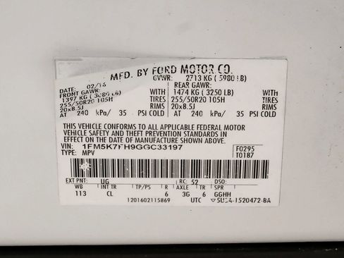 Used 2016 Ford Explorer Limited image 67