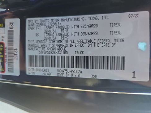 Certified 2025 Toyota Tundra Limited image 35