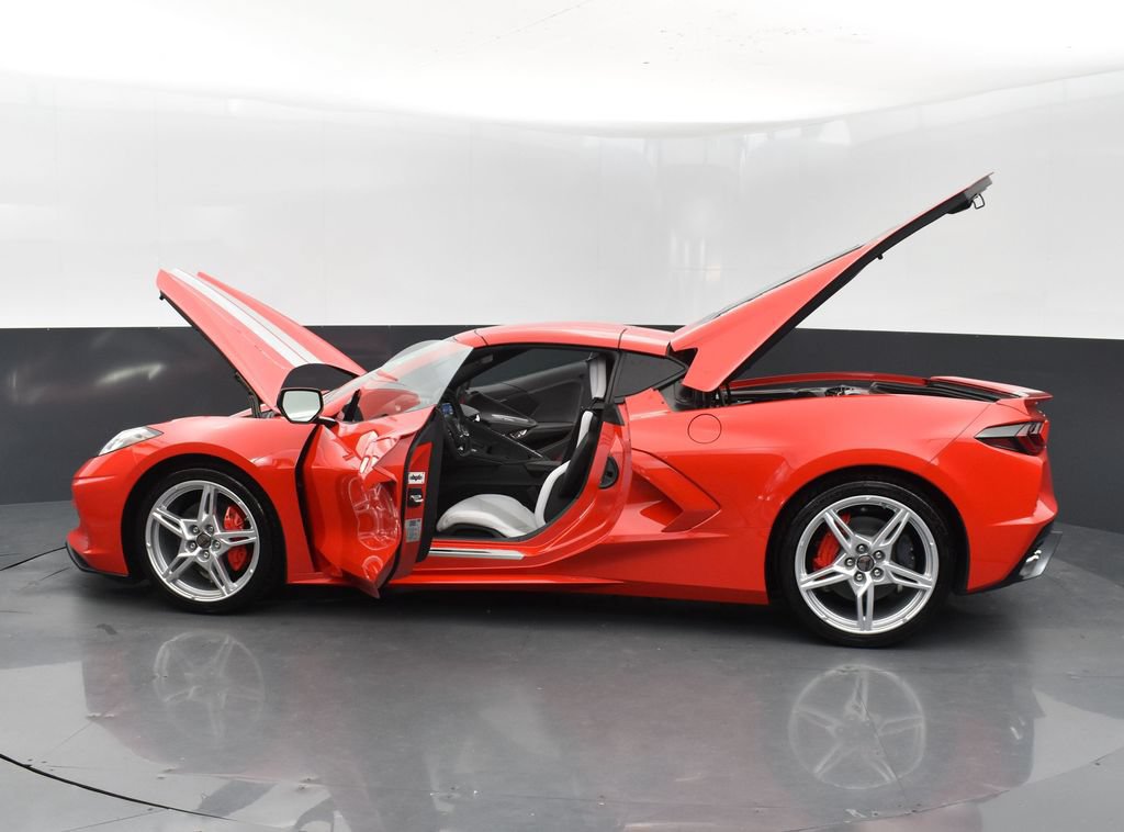 Used 2023 Chevrolet Corvette Stingray Coupe w/ Chrome Exterior Badge Package RWD image 53