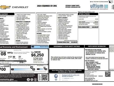 Used 2024 Chevrolet Equinox EV RS FWD image 7