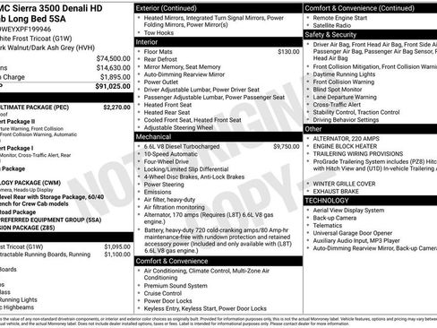Used 2023 GMC Sierra 3500 Denali w/ Denali Ultimate Package AWD/4WD image 38