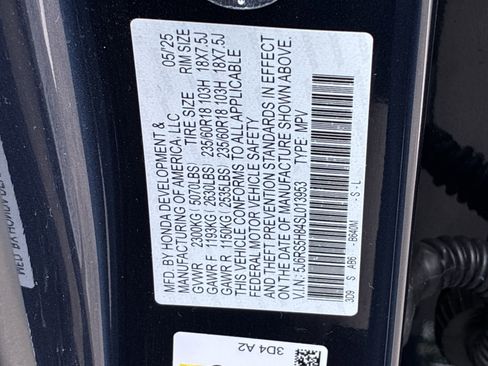 Certified 2025 Honda CR-V Sport-L image 39