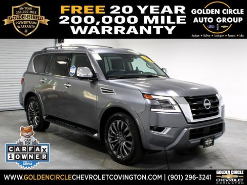 Used 2024 Nissan Armada Platinum w/ Captain's Chairs Package image 1