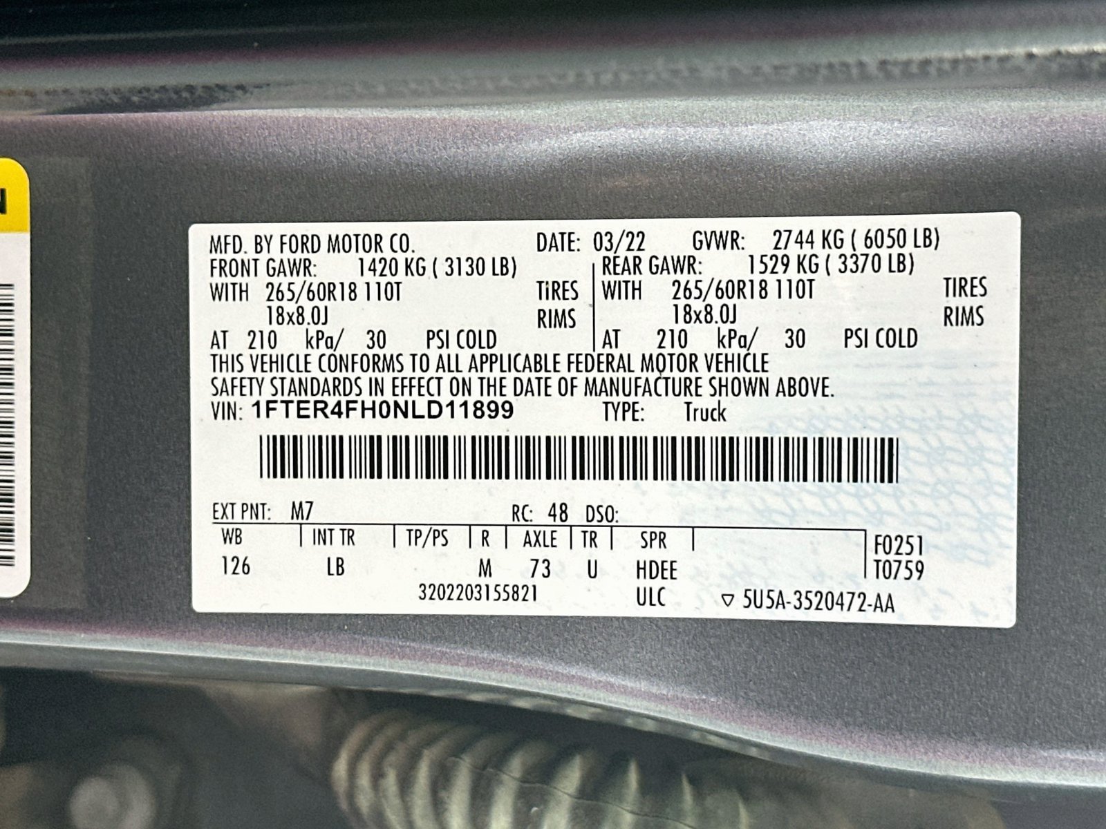 Used 2022 Ford Ranger XLT w/ Equipment Group 301A Mid AWD/4WD image 30