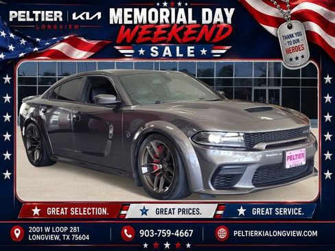 Used 2021 Dodge Charger SRT Hellcat w/ Carbon/Suede Interior Package RWD image 1