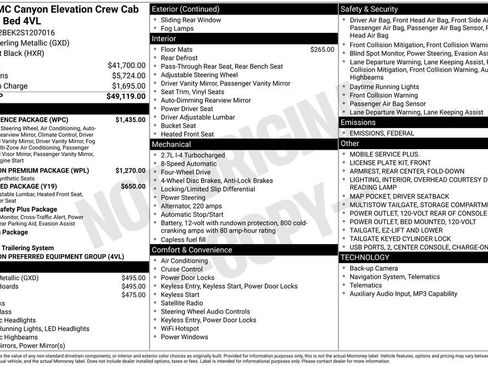 New 2025 GMC Canyon Elevation w/ Convenience Package image 10