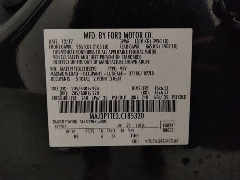 Used 2018 Ford EcoSport SE w/ SE Convenience Package image 33