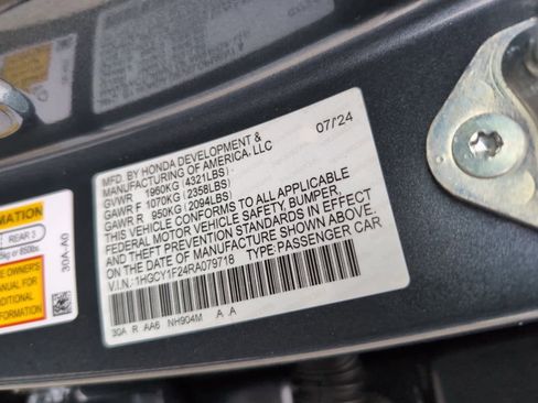 Used 2024 Honda Accord LX image 21