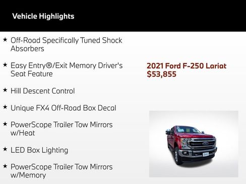Used 2021 Ford F250 Lariat w/ Chrome Package AWD/4WD image 24