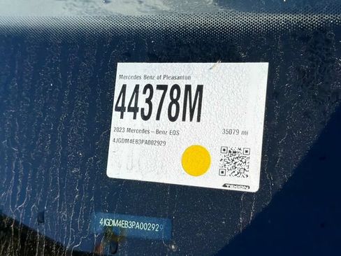 Certified 2023 Mercedes-Benz EQS 580 4MATIC SUV image 4