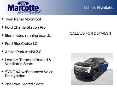 Used 2023 Ford F150 Lightning Lariat w/ Equipment Group 511A High AWD/4WD image 22