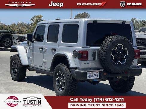 Used 2023 Jeep Wrangler Unlimited Rubicon 4xe w/ Steel Bumper Group AWD/4WD image 4