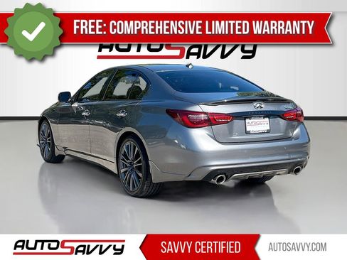 Used 2022 INFINITI Q50 Red Sport 400 w/ Carbon Fiber Package image 5