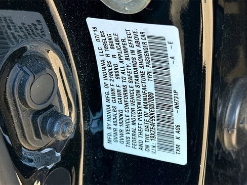 Certified 2019 Honda Insight Touring image 34