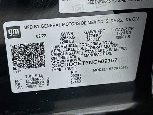 Used 2022 Chevrolet Silverado 1500 LTZ w/ LTZ Premium Package AWD/4WD image 31