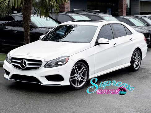 Used 2016 Mercedes-Benz E 350 E350 AMG Sport AWD 4Matic image 1