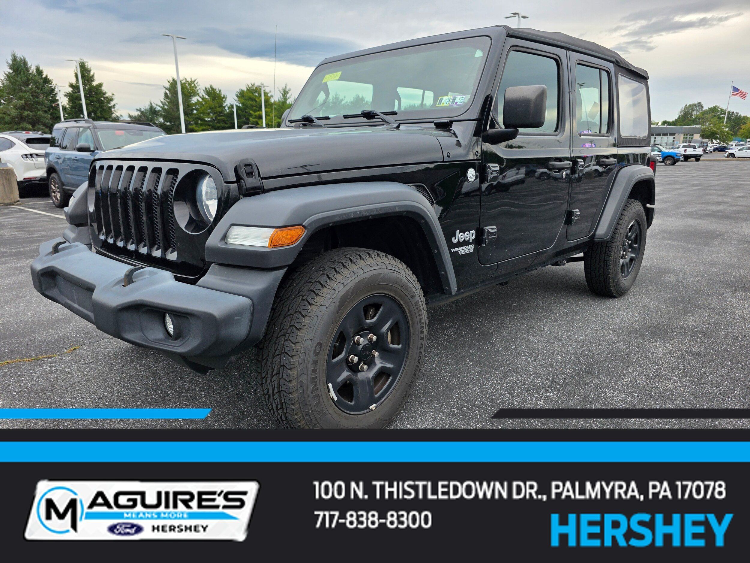 Used 2020 Jeep Wrangler Unlimited Sport AWD/4WD image 1