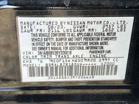 Certified 2024 Nissan Sentra S FWD image 35