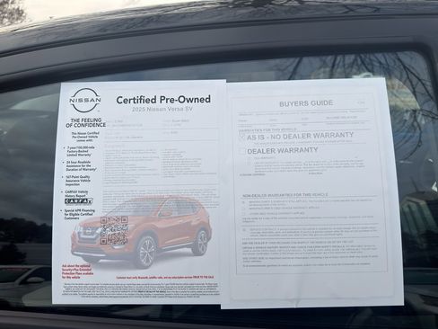 Used 2025 Nissan Versa SV w/ Trunk Package image 12