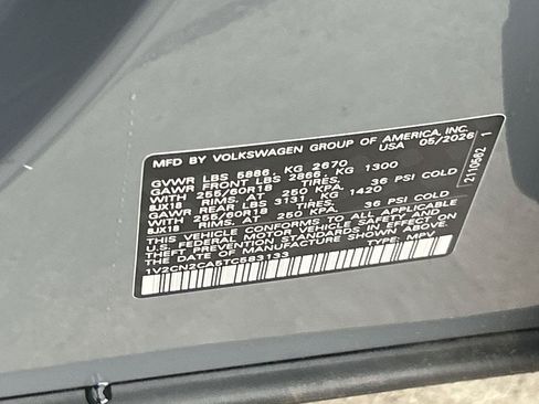 New 2026 Volkswagen Atlas Peak Edition AWD/4WD image 28