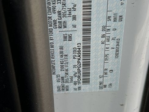 New 2023 Ford Transit 350 Low Roof DRW w/ Interior Upgrade Package image 21