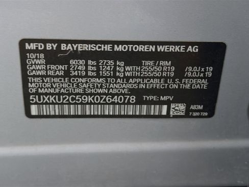 Used 2019 BMW X6 xDrive40i AWD/4WD image 37